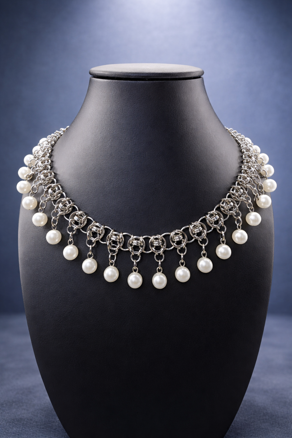 Stainless Pearl Symphony Necklace*