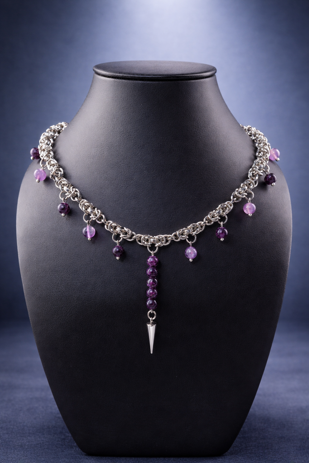 Stainless Purple Rain Necklace*