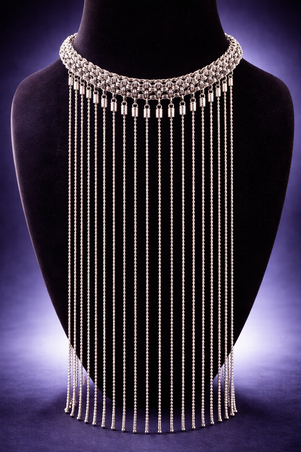 Stainless Waterfall Necklace*