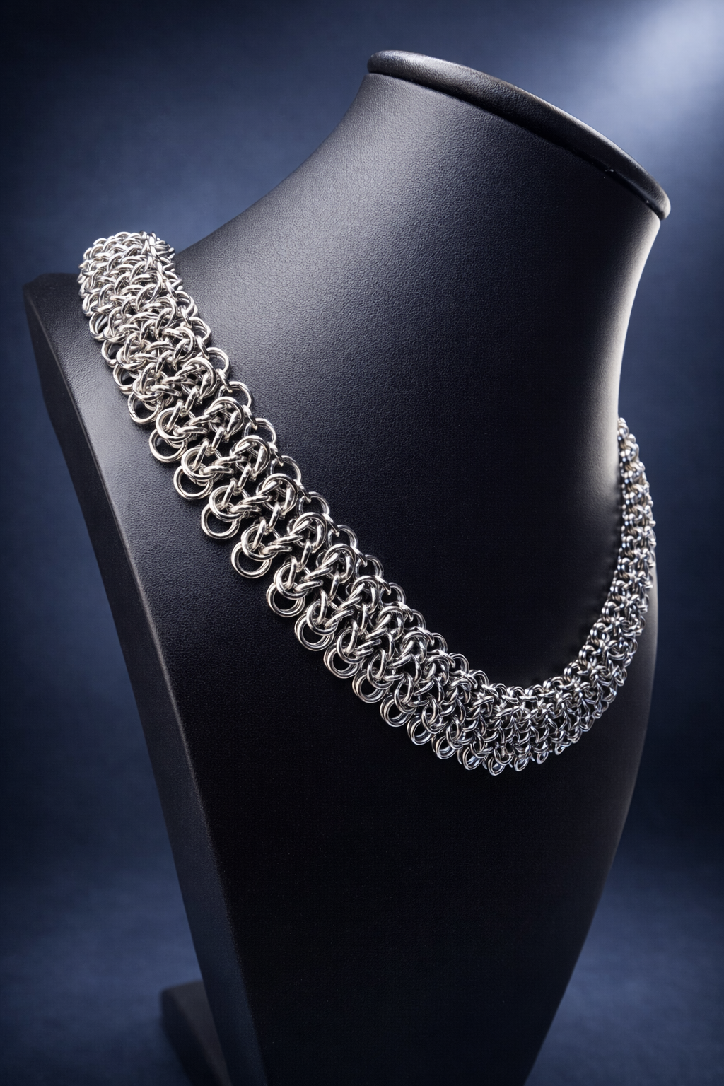Stainless Byzantine Riptide Necklace*