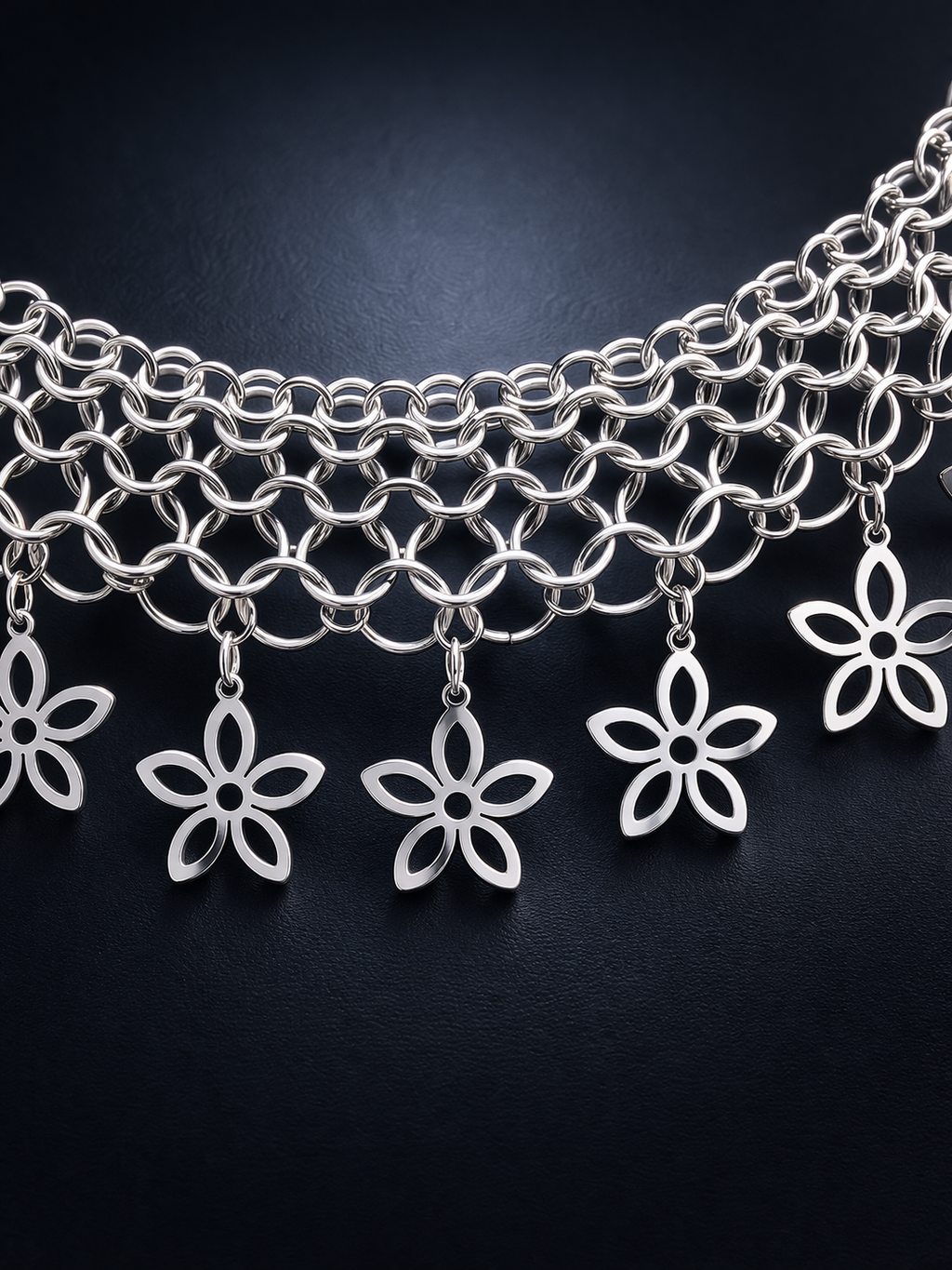 Stainless Flower Necklace*