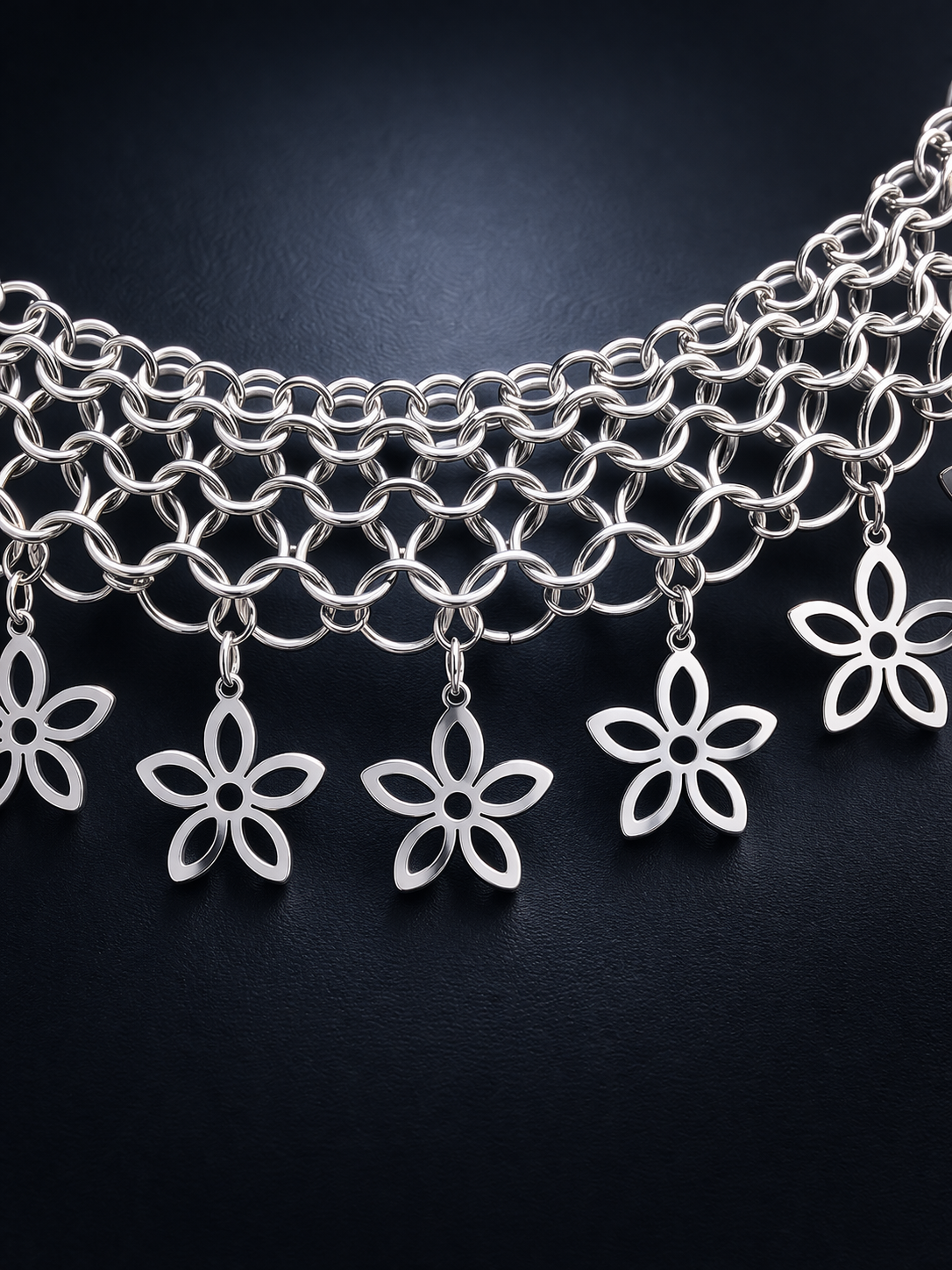 Stainless Flower Necklace*