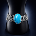 Turquoise Crest Bracelet*