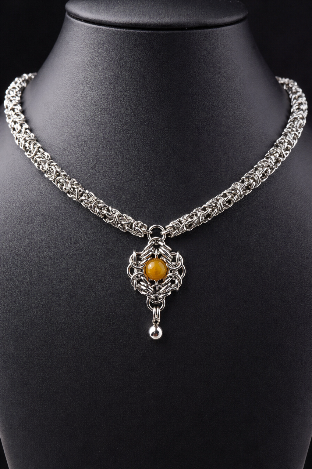 Stainless Byzantine Amber Eye*
