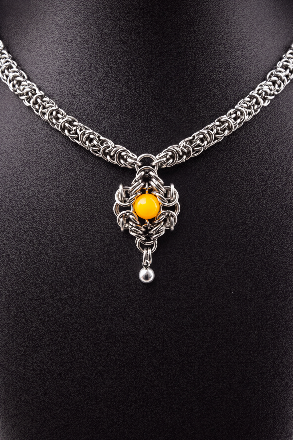 Stainless Byzantine Amber Eye*