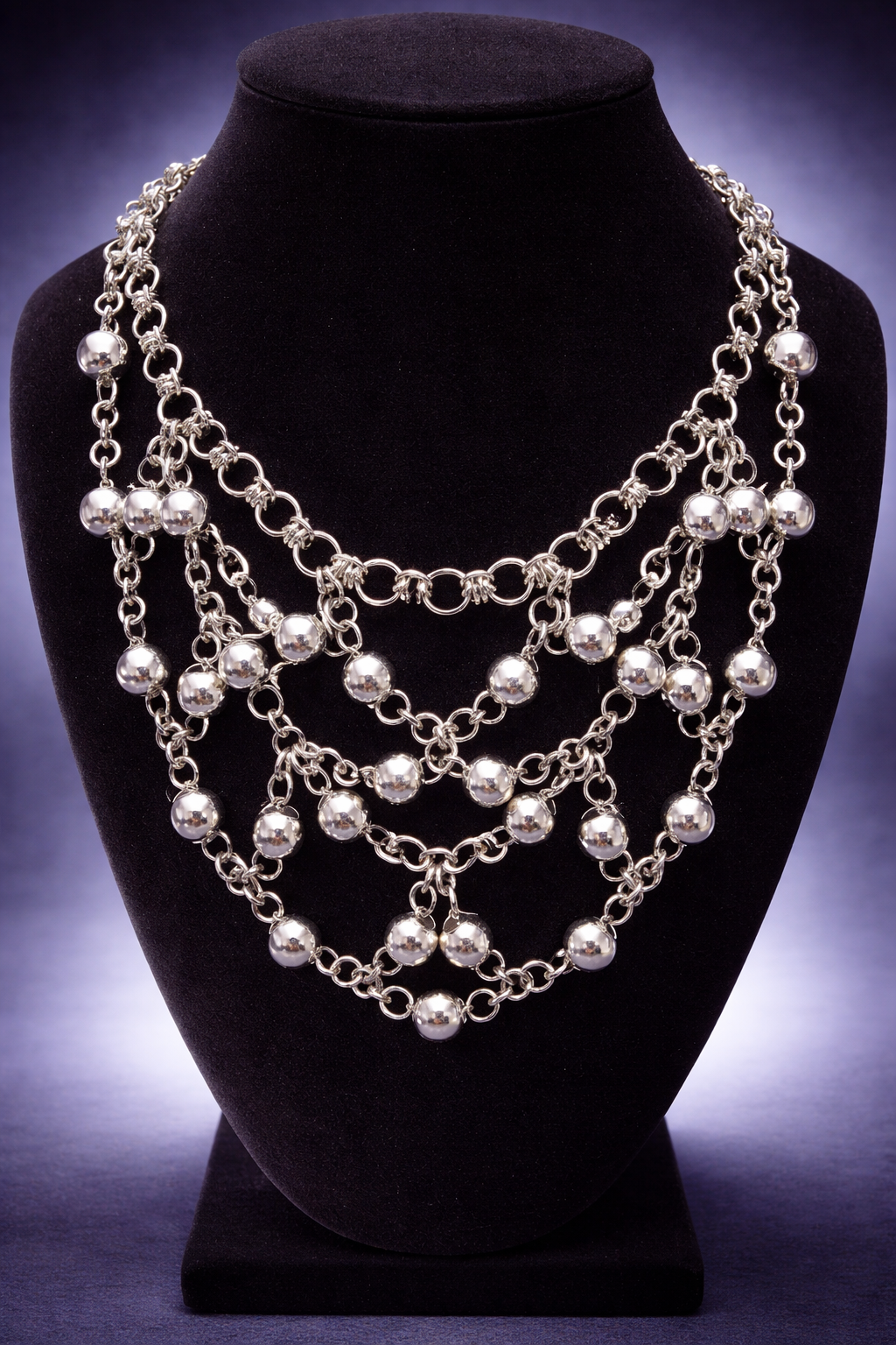 Cosmic Orbits Necklace*