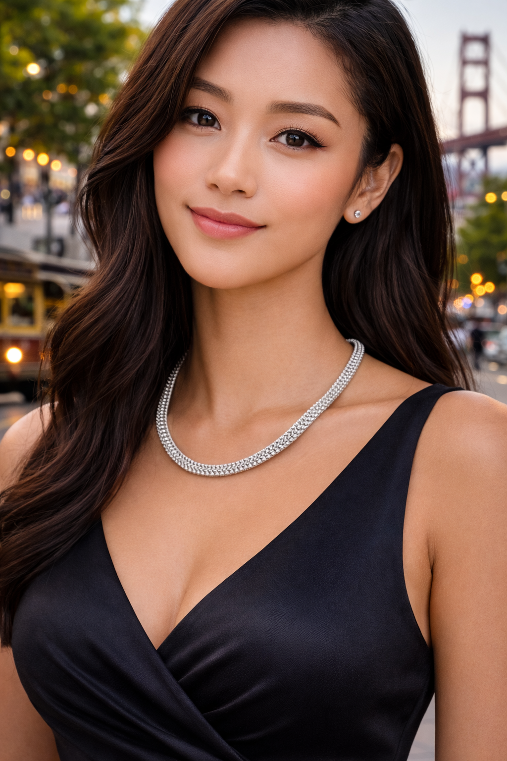 Stainless Gladiator Style Necklace (17")*