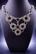 Stainless Byzantine Loops Necklace*