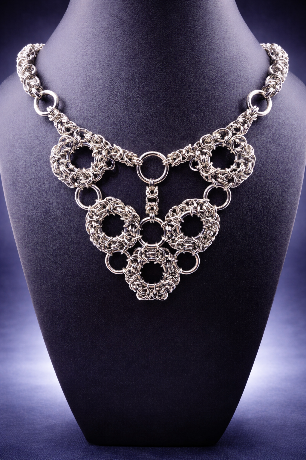 Stainless Byzantine Loops Necklace*