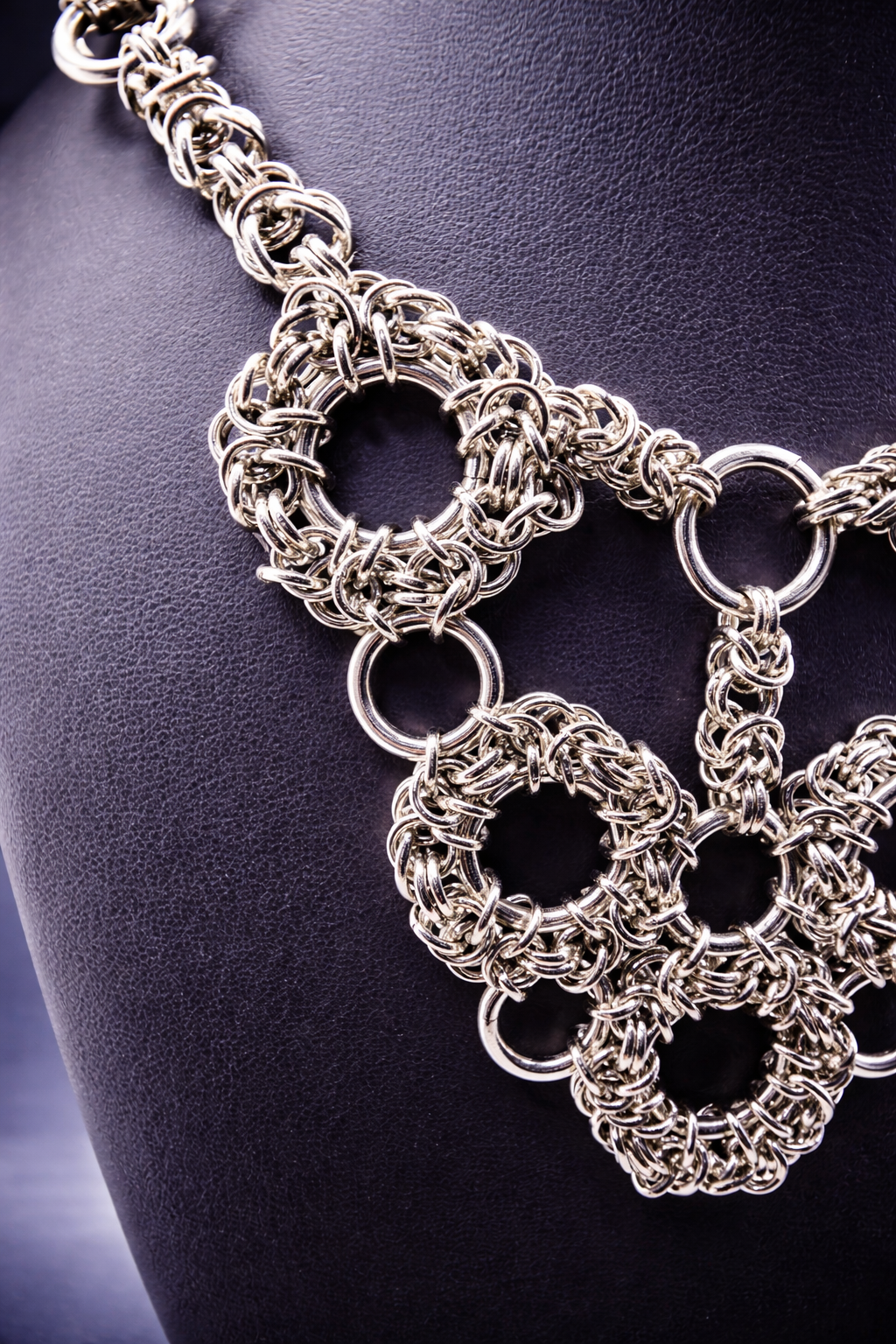 Stainless Byzantine Loops Necklace*