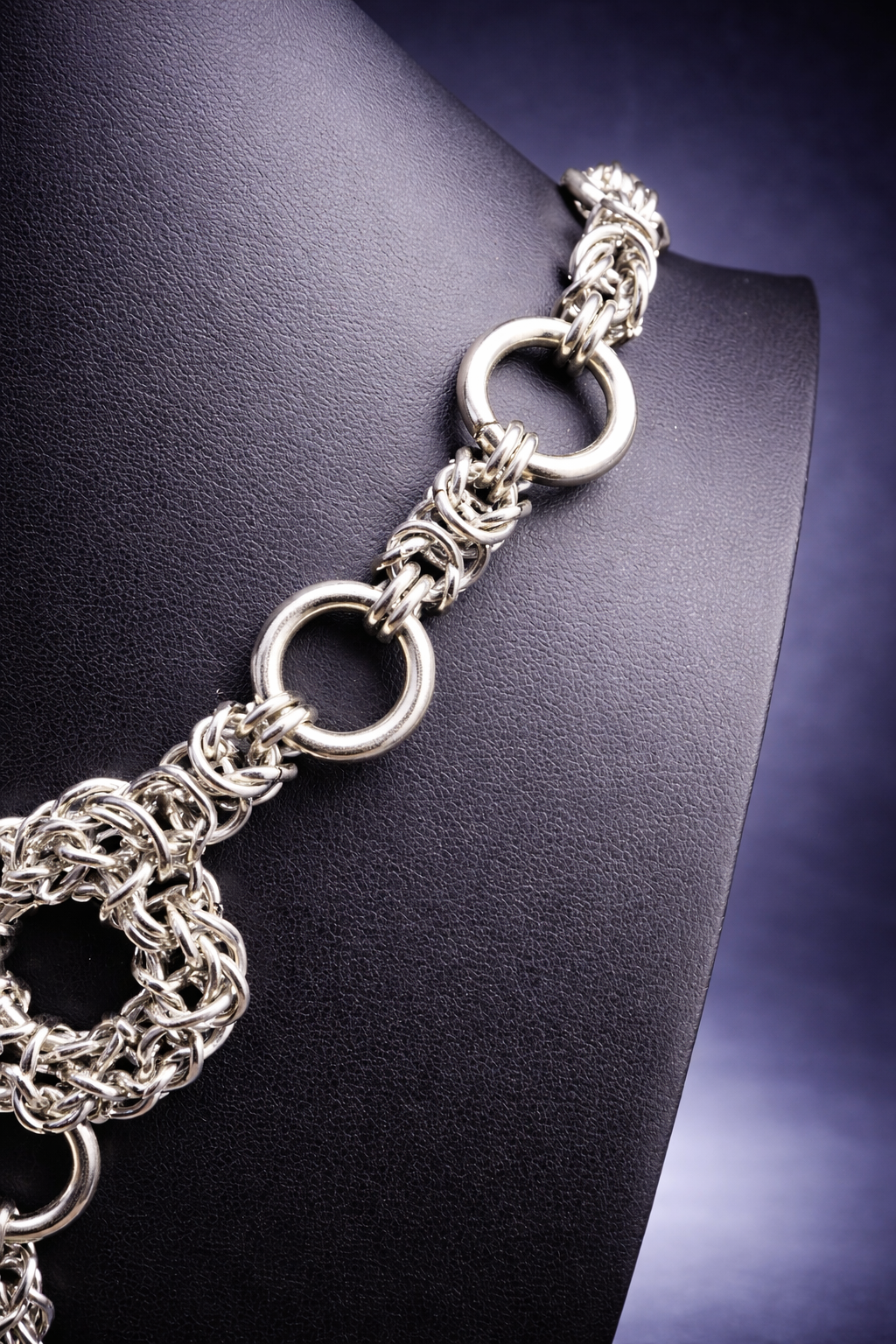 Stainless Byzantine Loops Necklace*