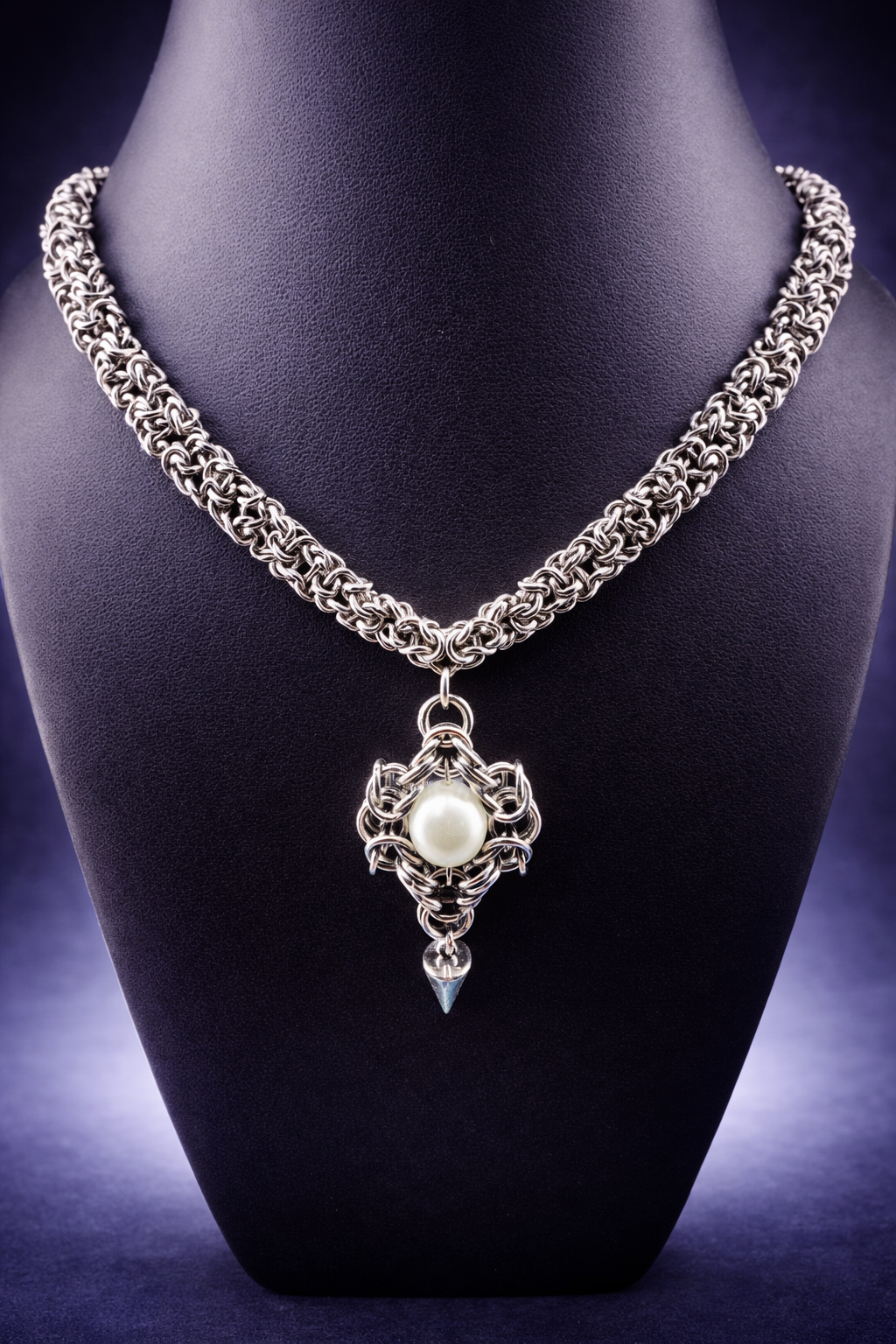 Stainless Byzantine Pearl Eye*