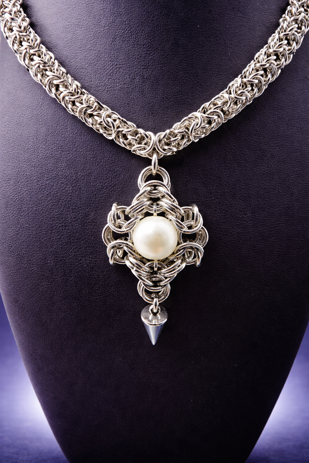 Stainless Byzantine Pearl Eye*