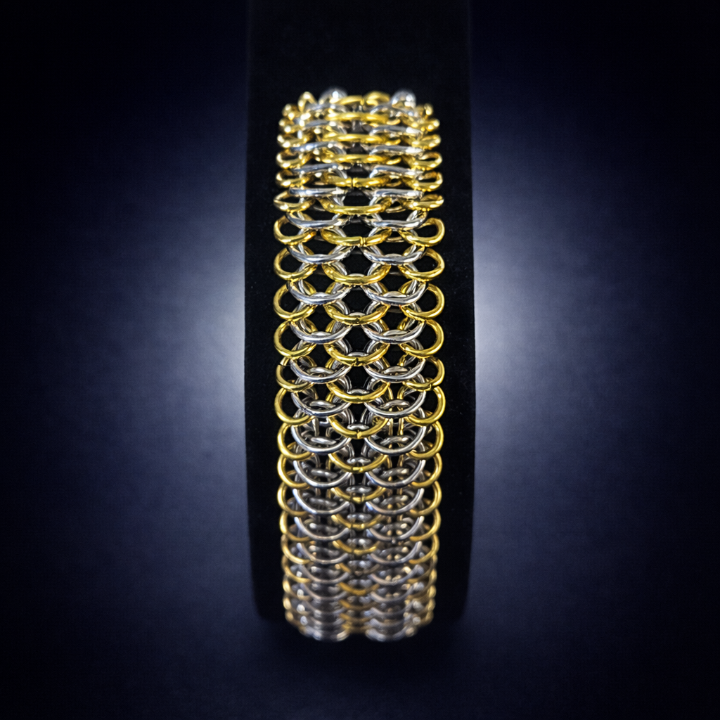 Men's Gold-plated Stainless Dragon Scale Bracelet*
