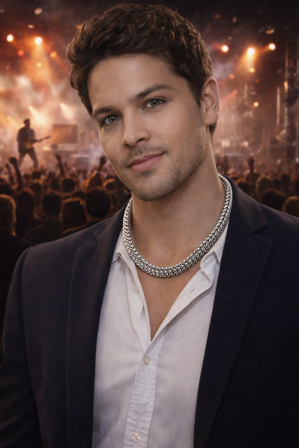 Stainless Gladiator Necklace 21"*