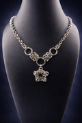 Stainless Byzantine Star Necklace*