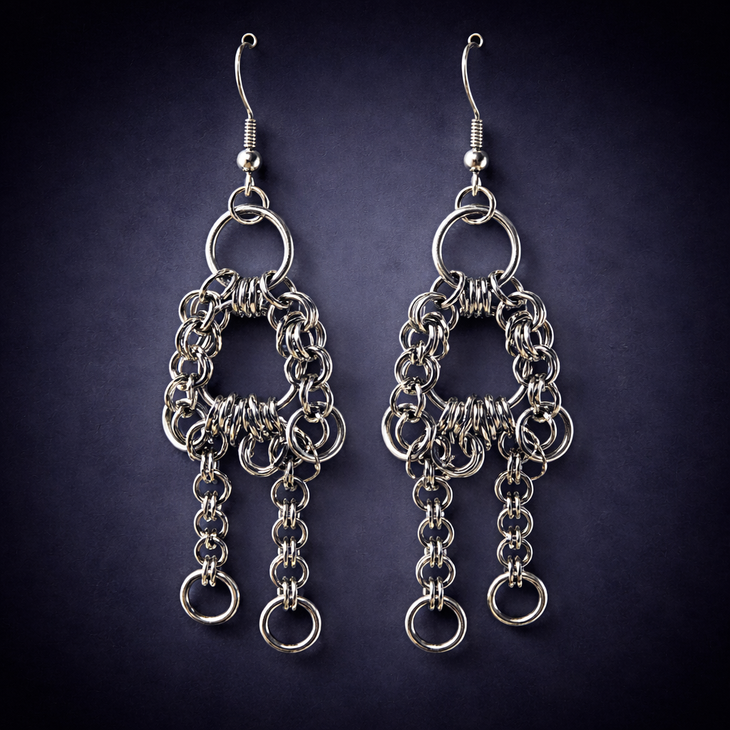 Stainless Twins Earrings