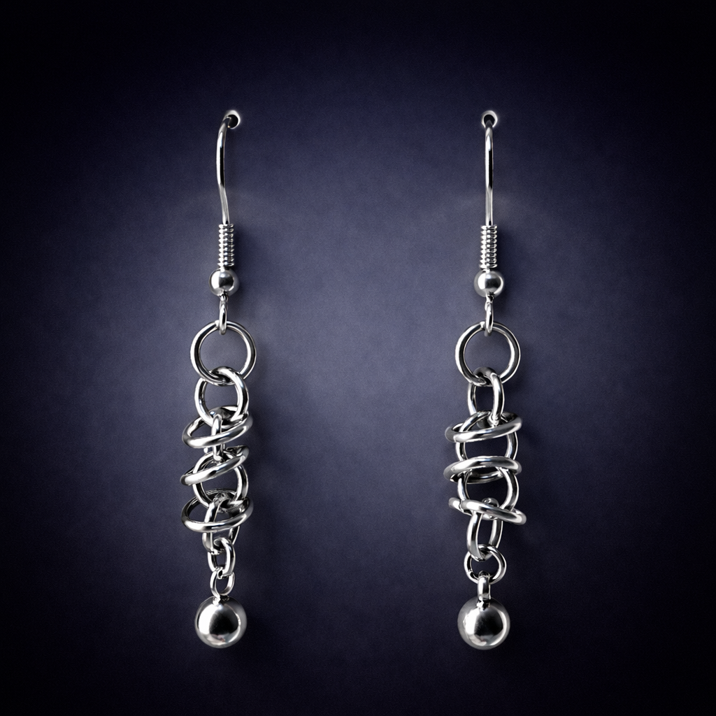Stainless Orbits Earrings*
