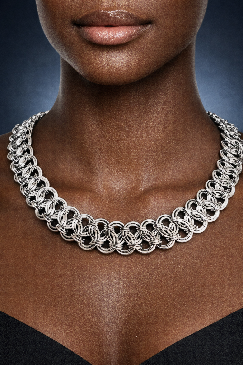 Stainless Steel Eternity Necklace*