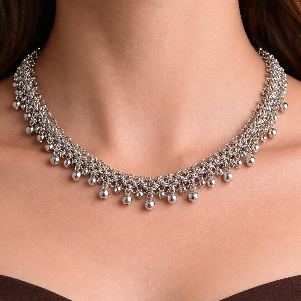 Steel Symphony Necklace