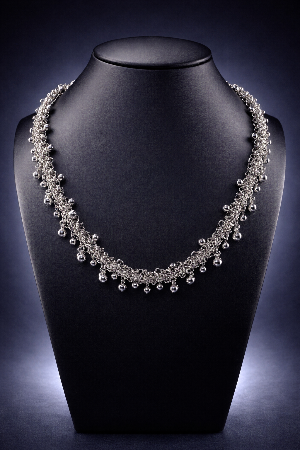 Steel Rain Drops Necklace*